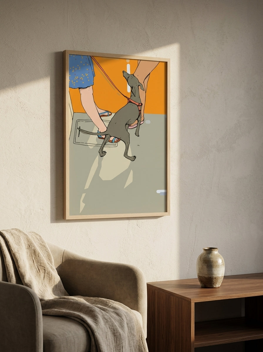 Framed art print — Lifestyle - Home | Generated by Modelize
