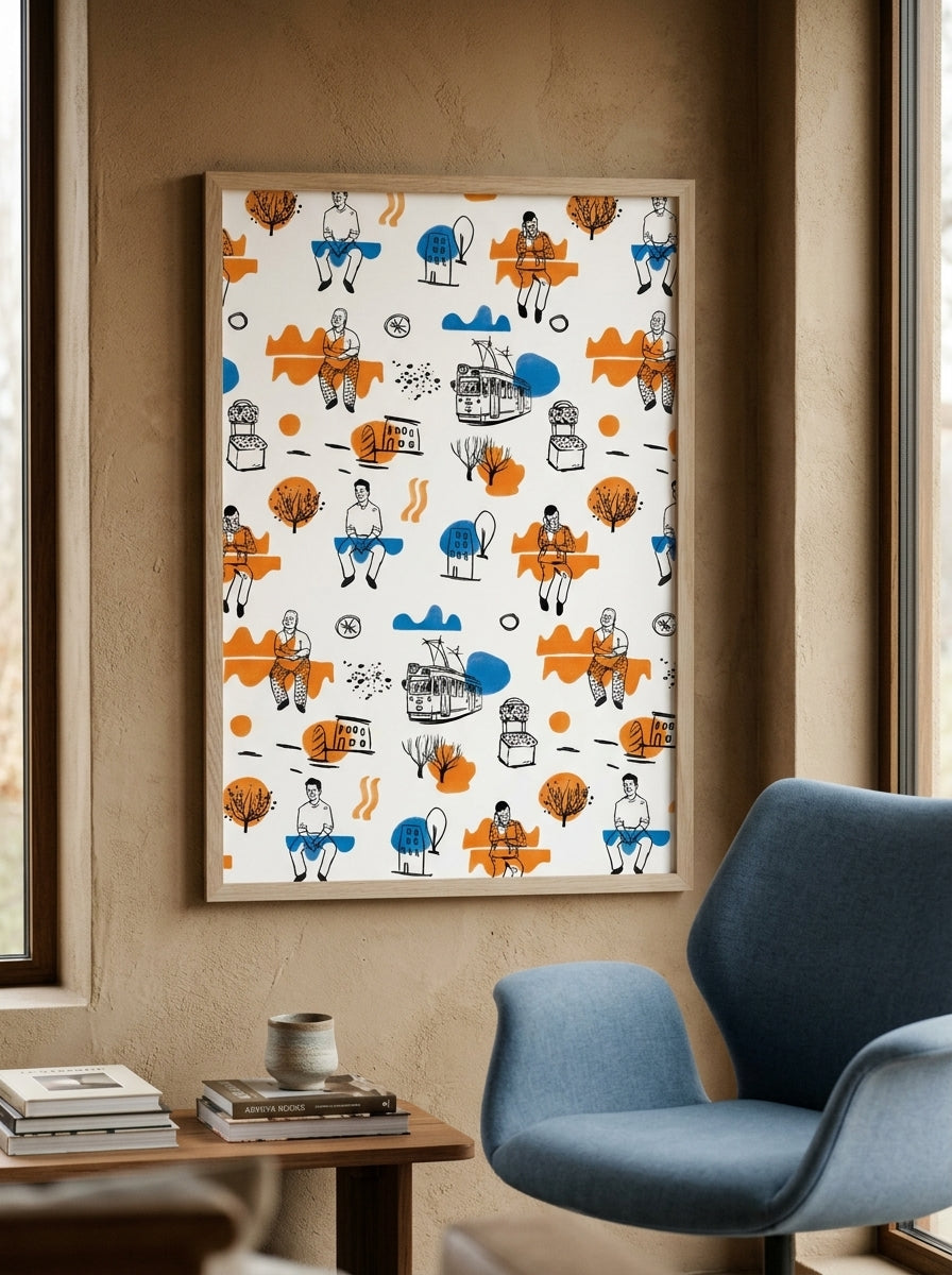 Framed Art Print — Lifestyle - Home | Generated by Modelize